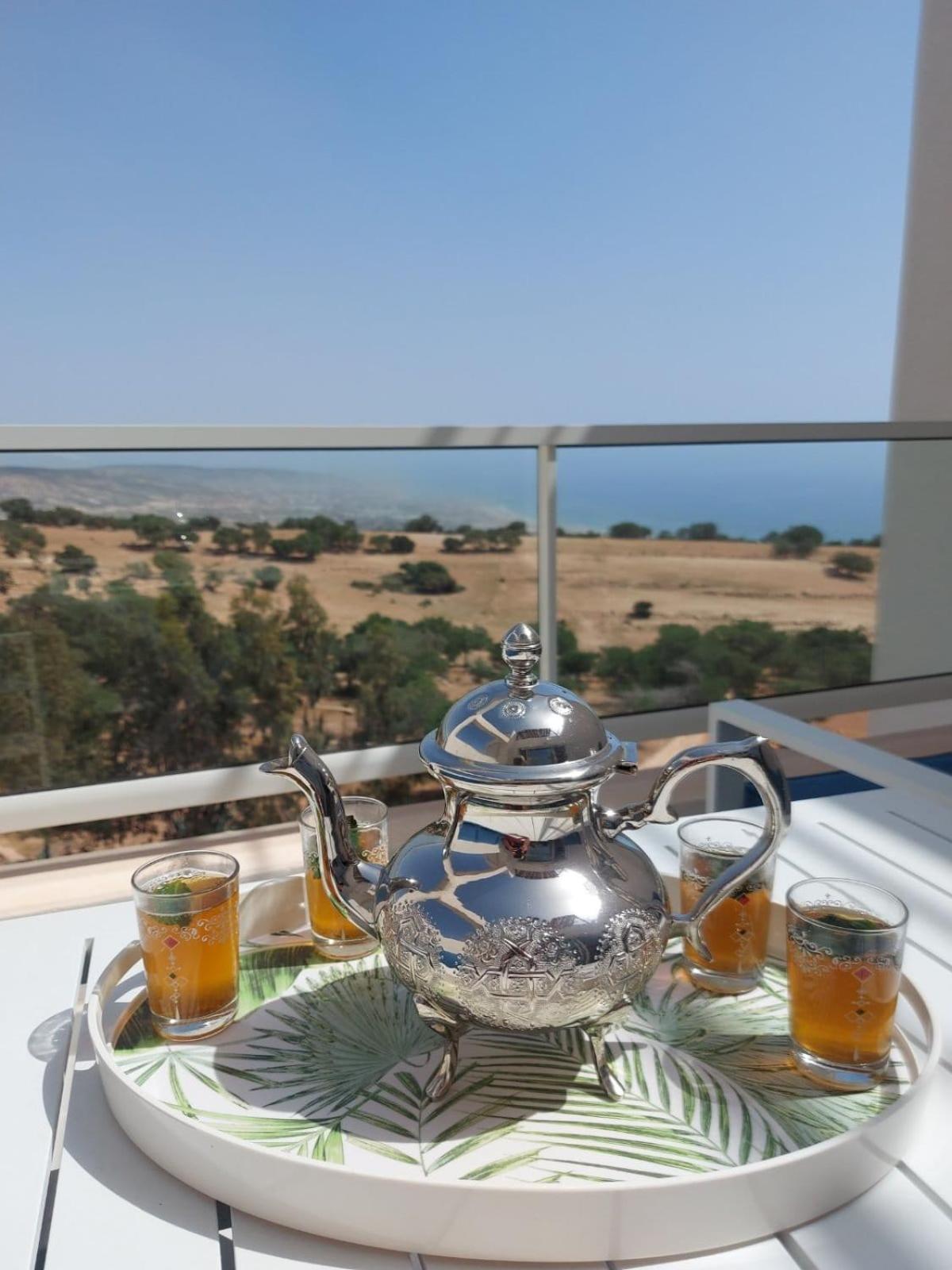 Ferienwohnung Duplex Taghazout Ocean With Pool & Fitness Exterior foto