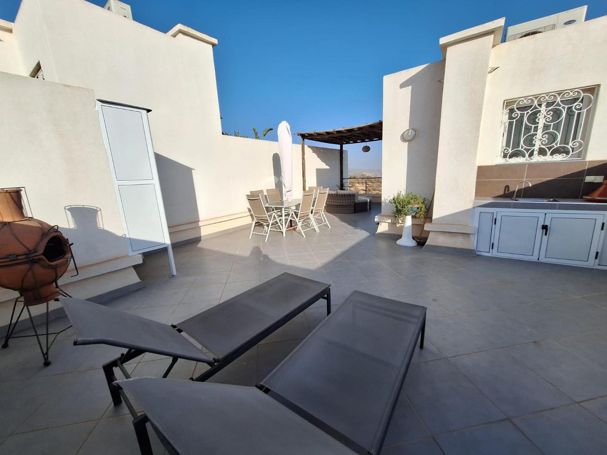 Ferienwohnung Duplex Taghazout Ocean With Pool & Fitness Exterior foto