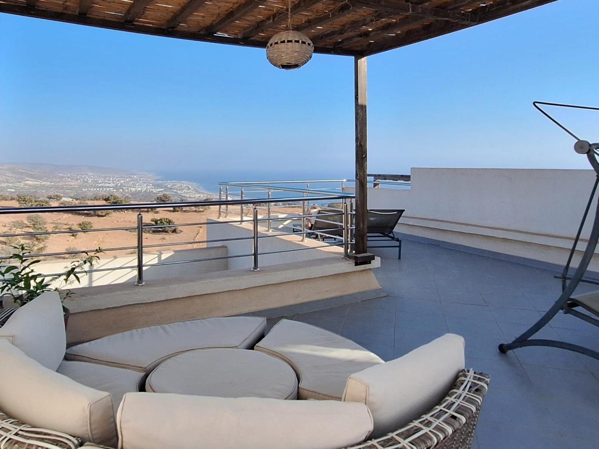 Ferienwohnung Duplex Taghazout Ocean With Pool & Fitness Exterior foto