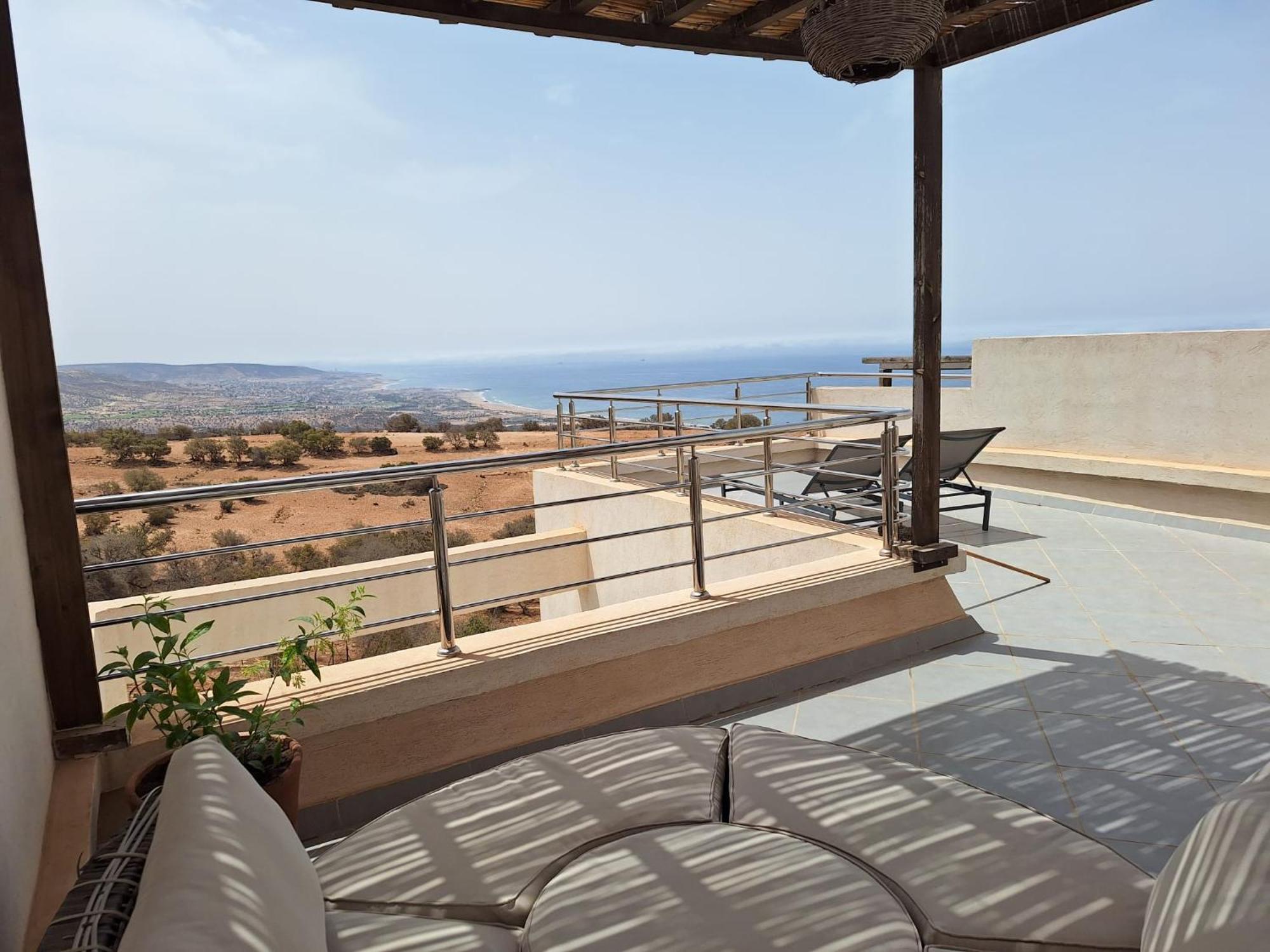 Ferienwohnung Duplex Taghazout Ocean With Pool & Fitness Exterior foto
