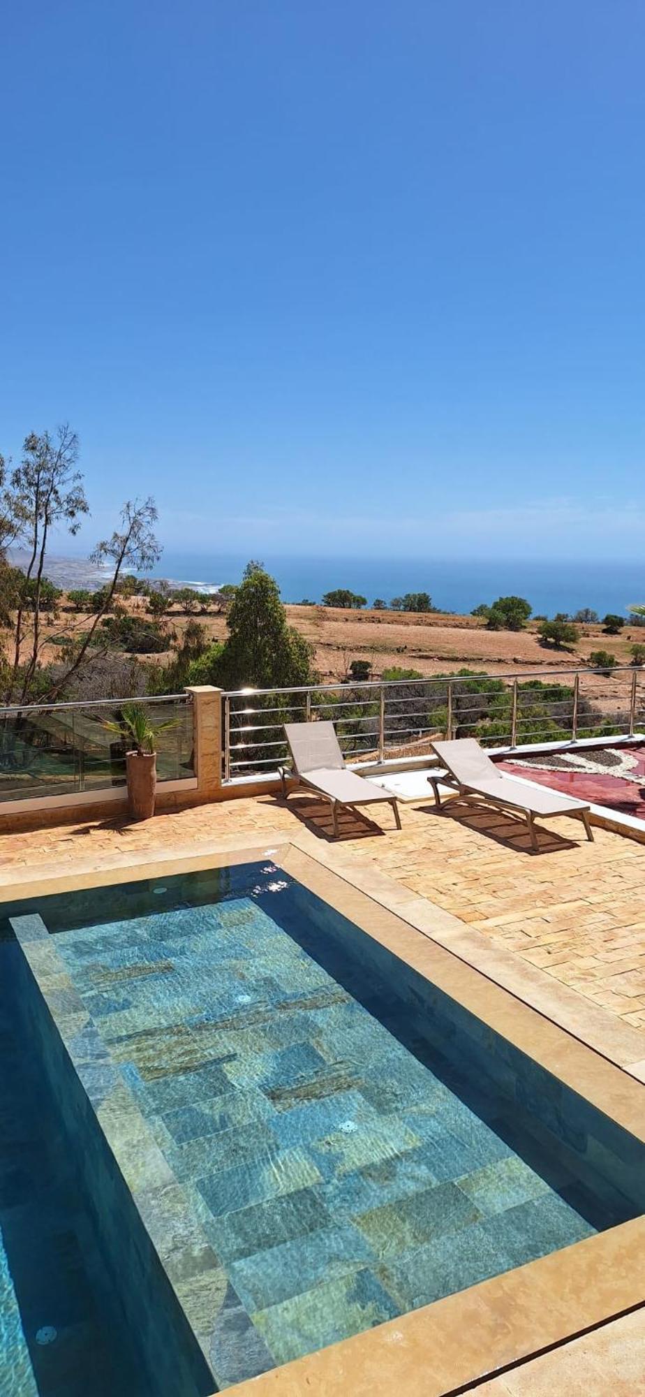 Ferienwohnung Duplex Taghazout Ocean With Pool & Fitness Exterior foto
