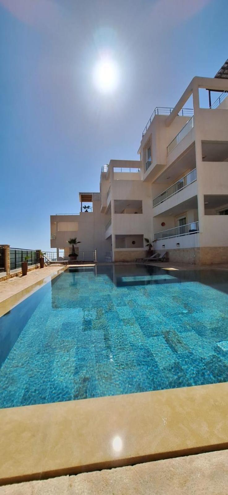 Ferienwohnung Duplex Taghazout Ocean With Pool & Fitness Exterior foto